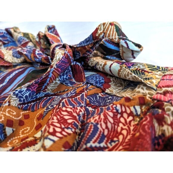 NWT WESTPORT Floral Hawaiian Palm Skirt Tropical Flowy Side Tie Size 1X - Picture 7 of 8